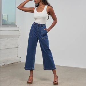 UNITED BY BLUE Organic Wide Leg Jean size 8